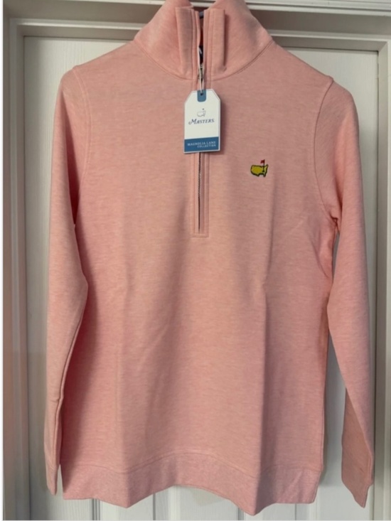 Masters Tops - Masters NWT Ladies Magnolia Lane Collection 1/4 Zip Pullover in Pink